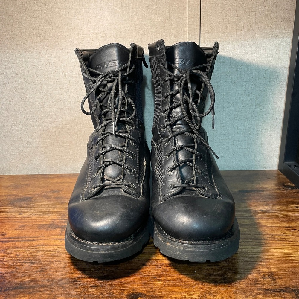 Bates E03140 8" Lace-to-Toe Side Zip Tactical Duty Police Boots Black Size 13